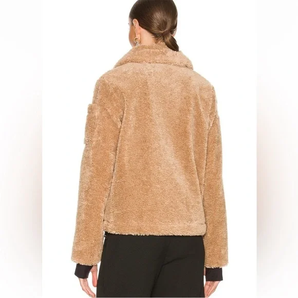 NWT SAM. Sherpa Denver Jacket in Camel - Small - Picture 7 of 11
